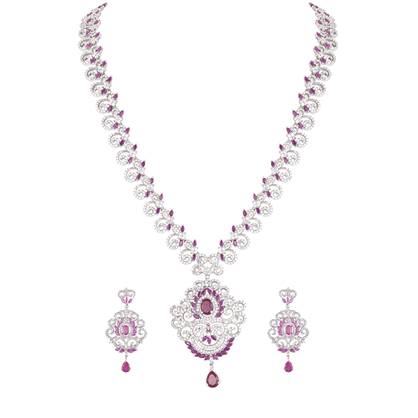 Silver Necklace Set