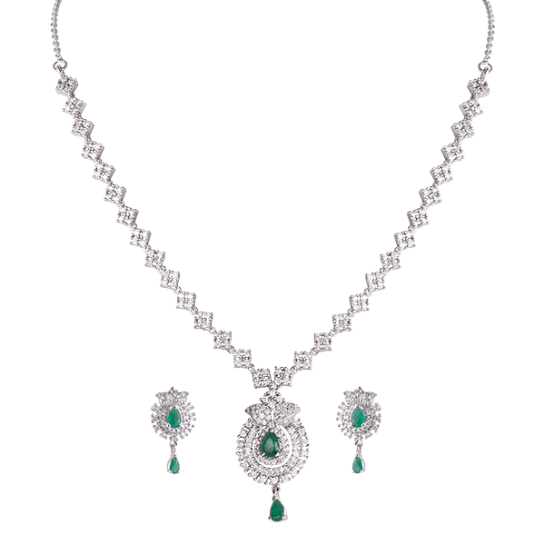 Silver Necklace Set