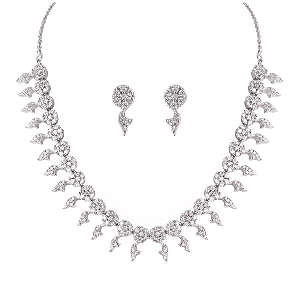 Silver Necklace Set