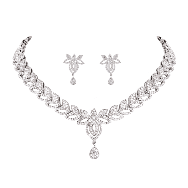 Silver Necklace Set