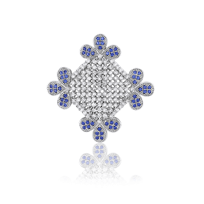 Silver Saree Pin