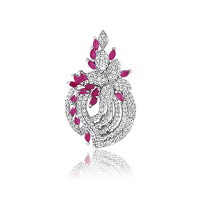 Silver Saree Pin