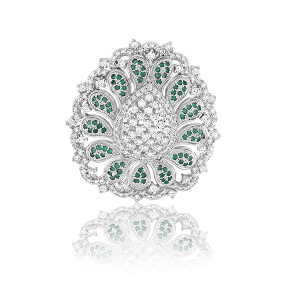 Silver Saree Pin